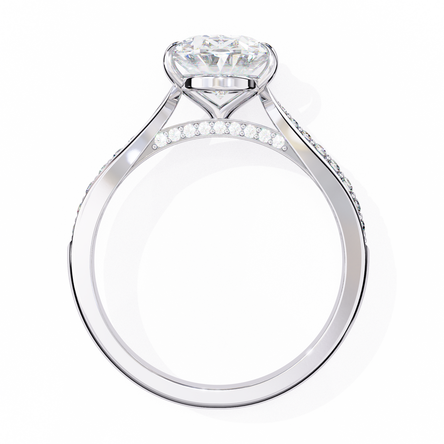 14K White Gold
