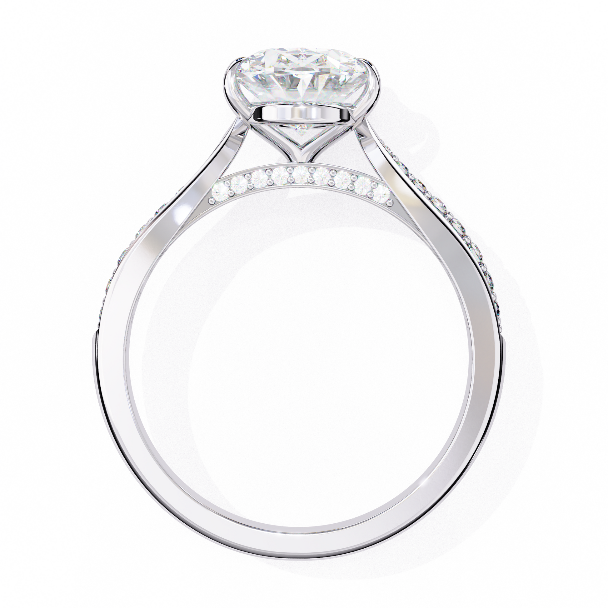 14K White Gold