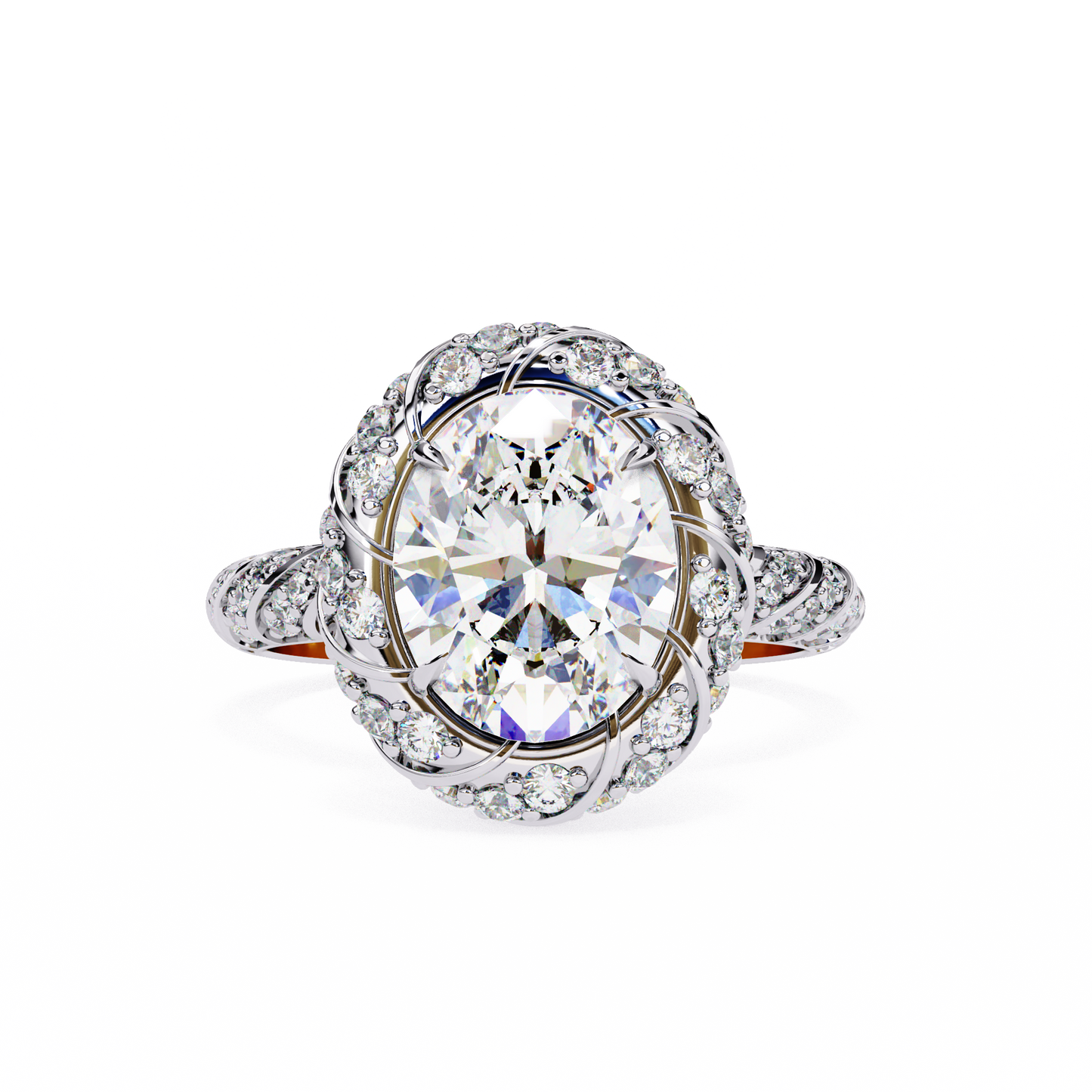 14K White Gold