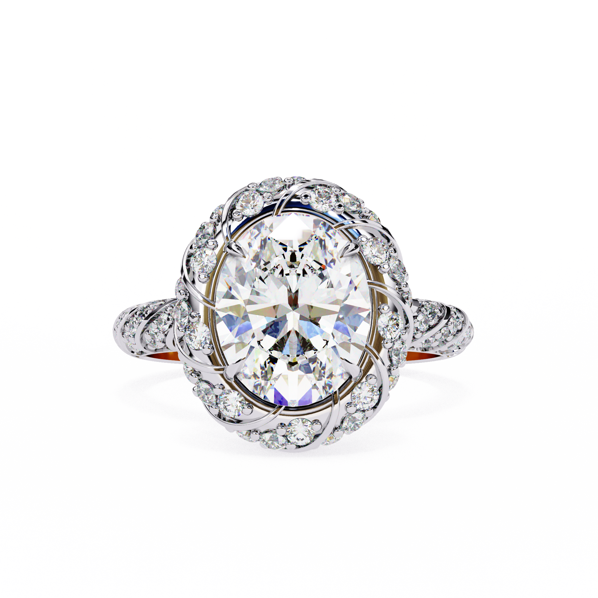 14K White Gold