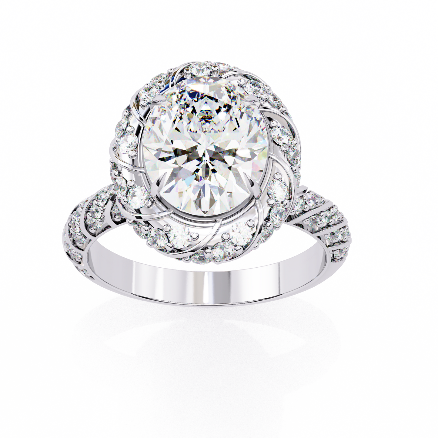 14K White Gold