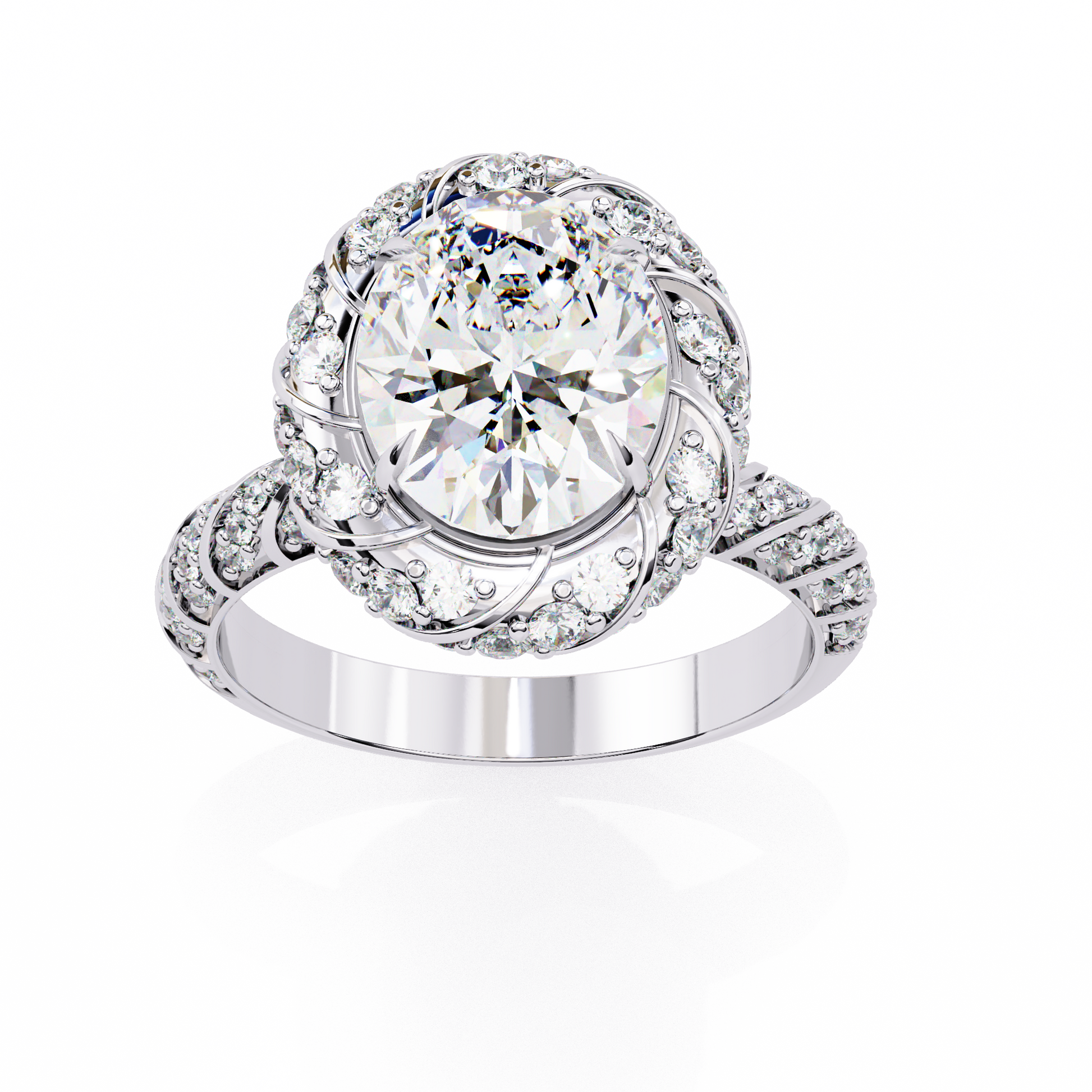 14K White Gold