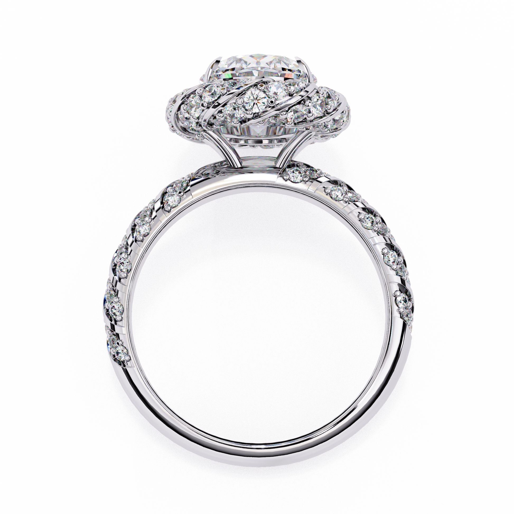 14K White Gold