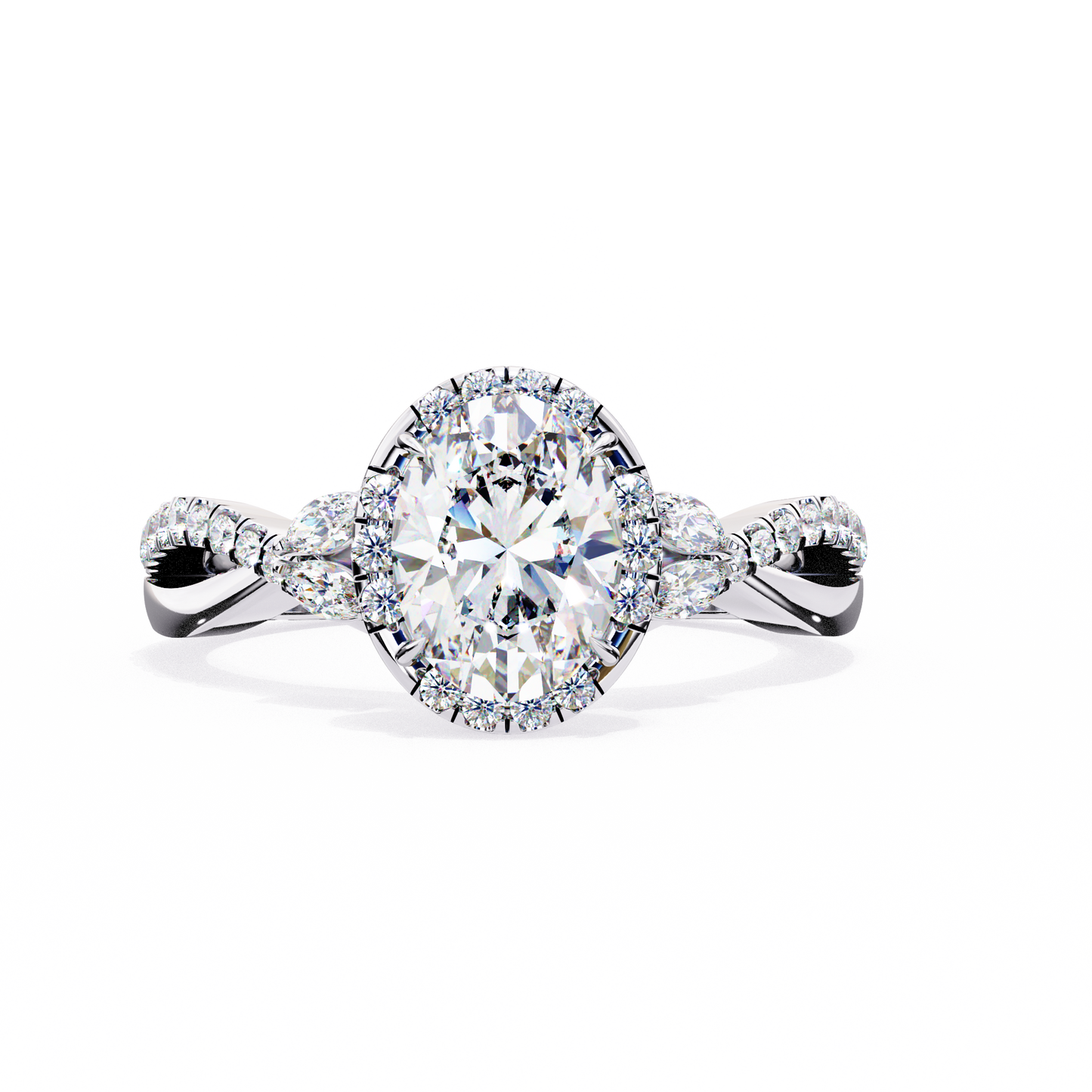 14K White Gold