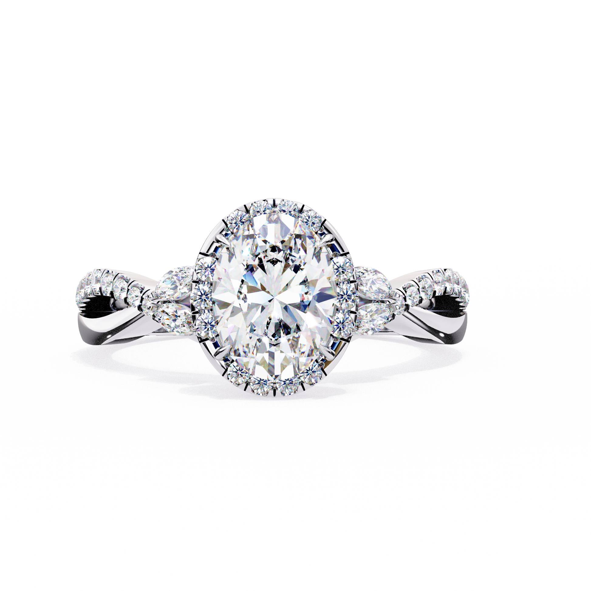 14K White Gold