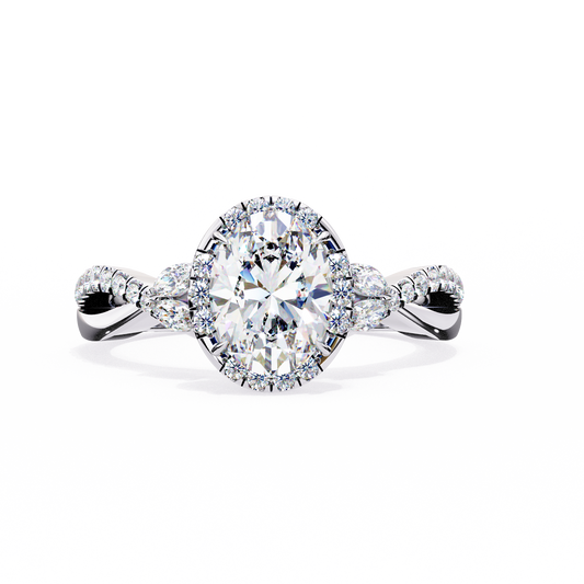 14K White Gold