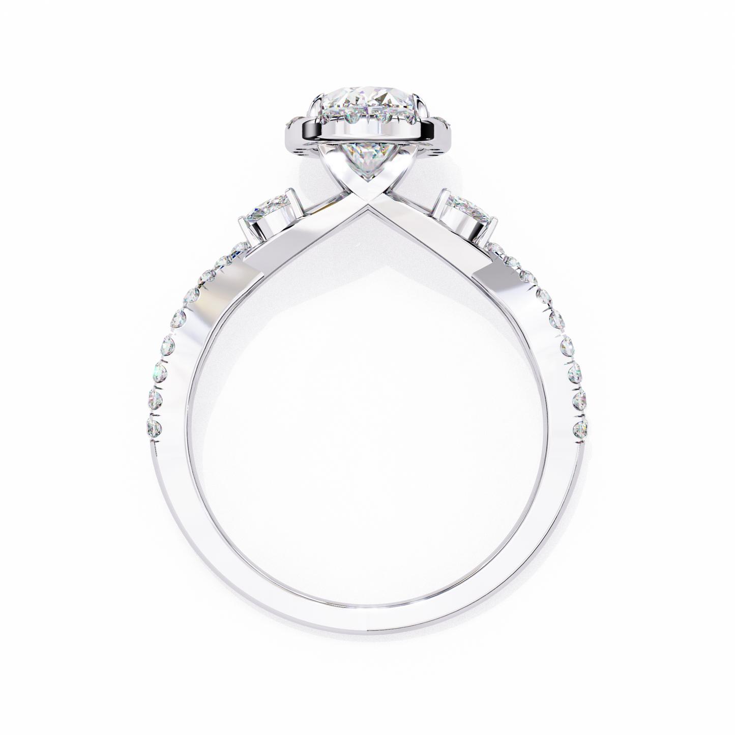 14K White Gold