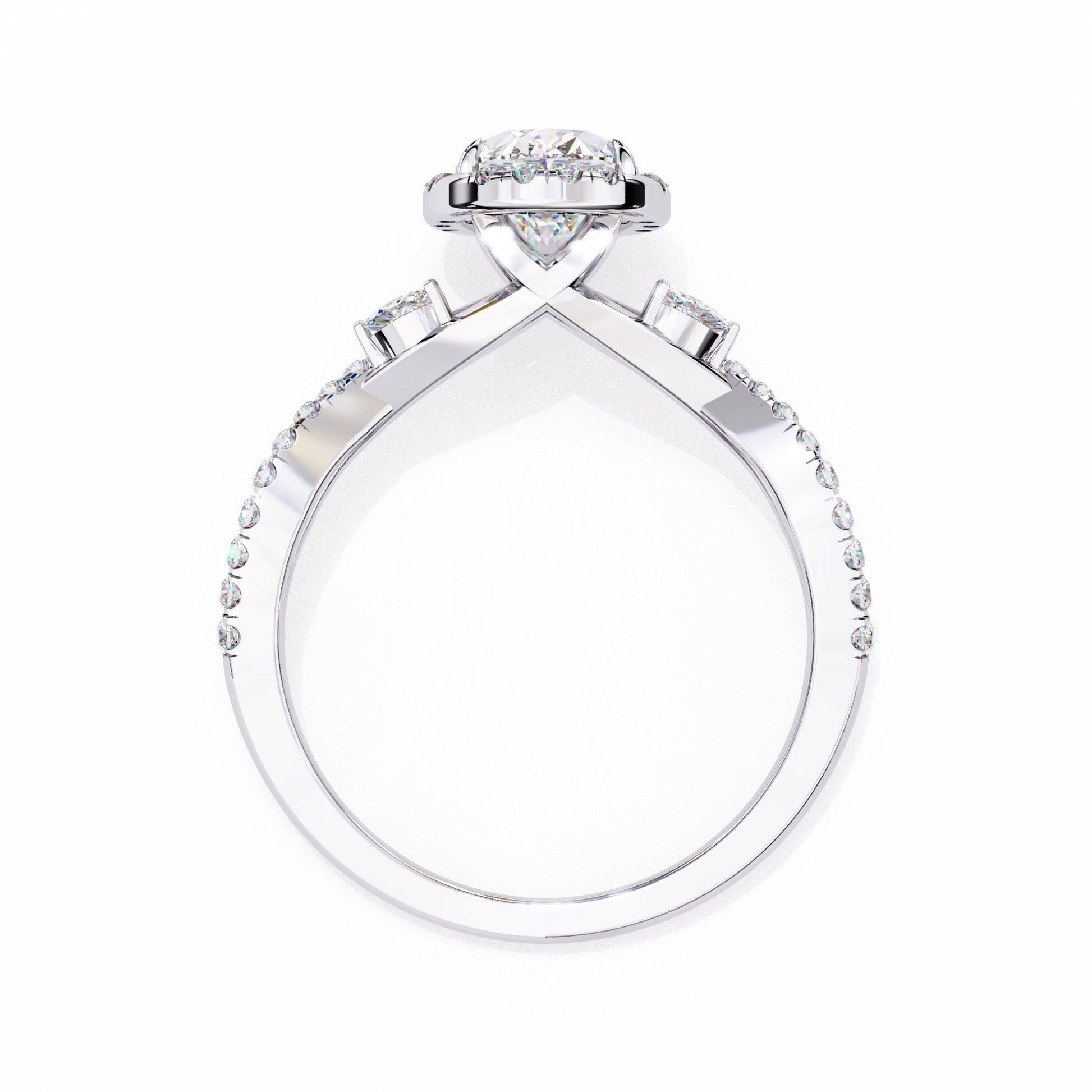 14K White Gold