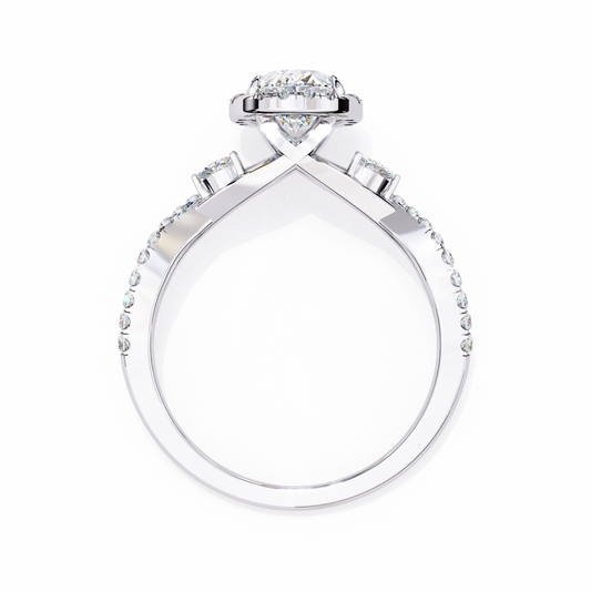 14K White Gold