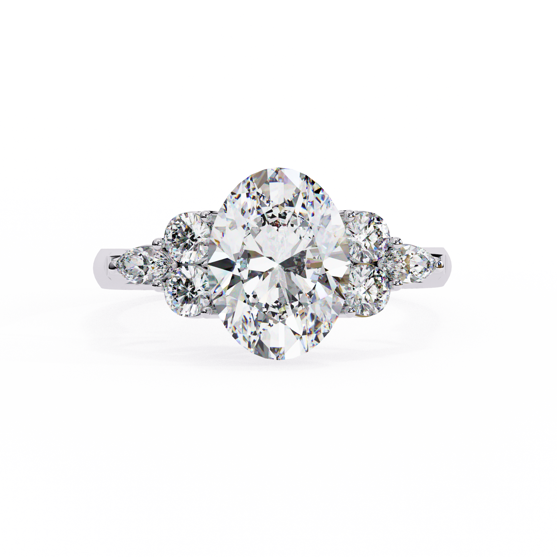 14K White Gold