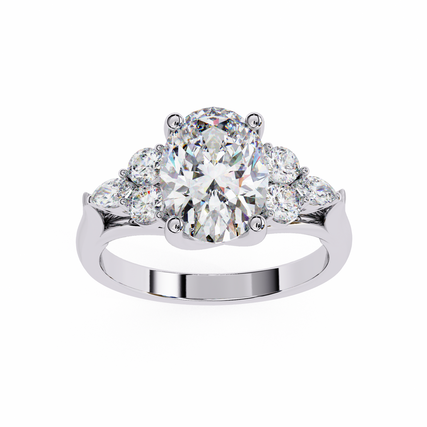 14K White Gold