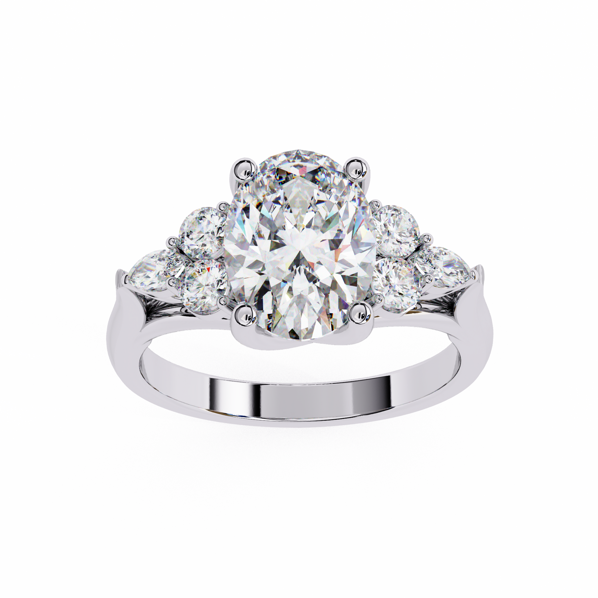 14K White Gold