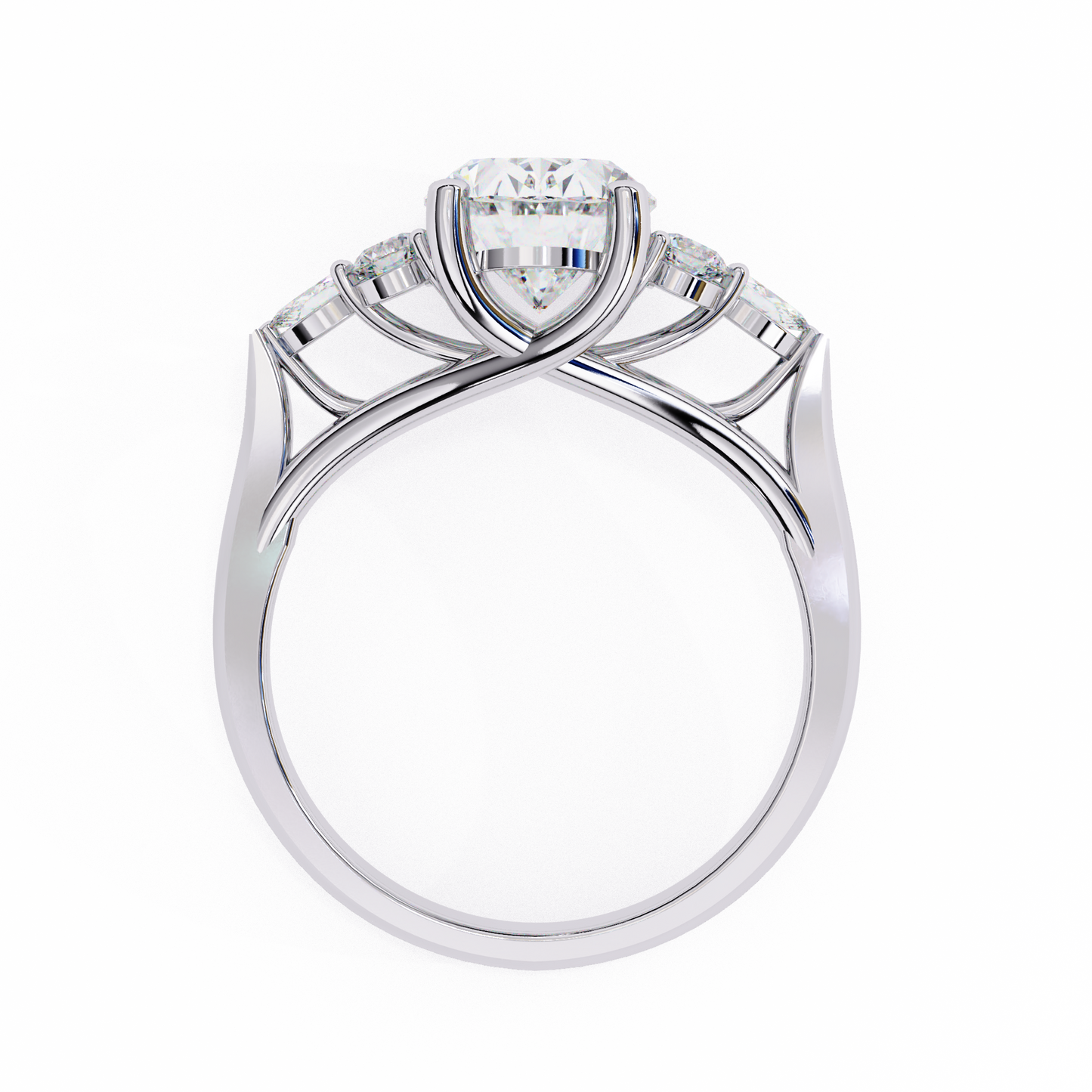 14K White Gold