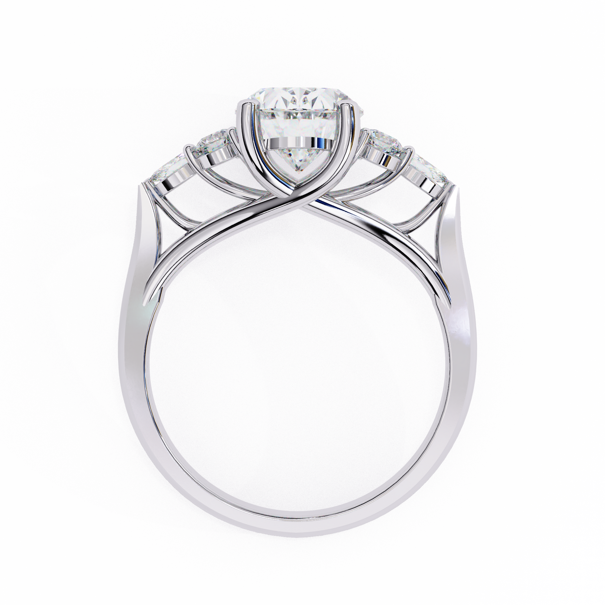 14K White Gold