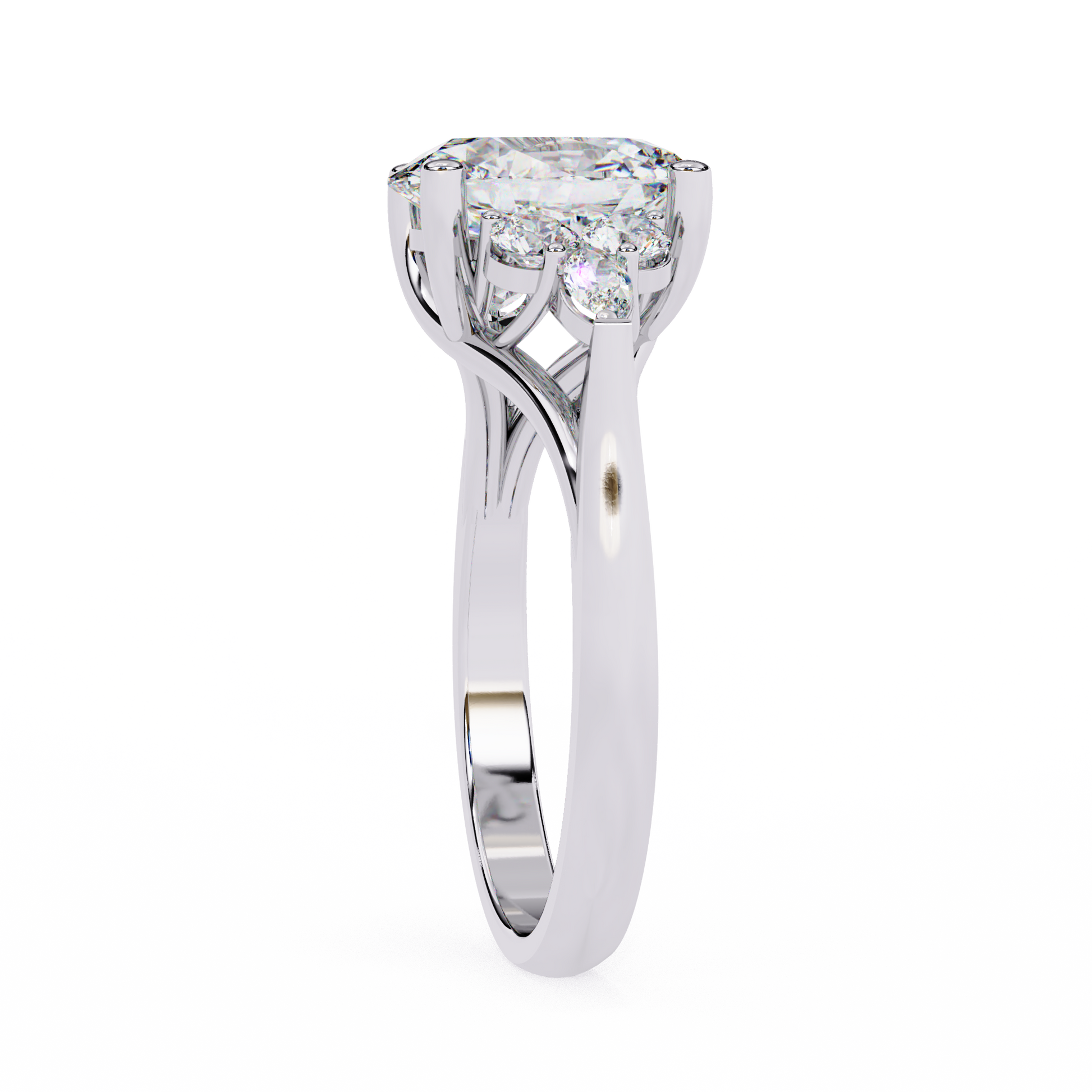 14K White Gold