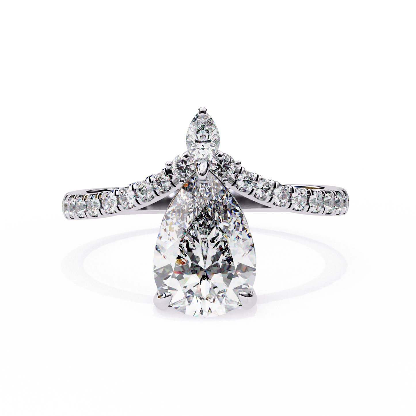 14K White Gold