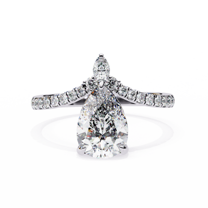 14K White Gold