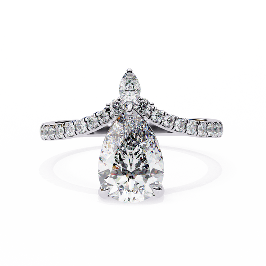 14K White Gold