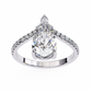 14K White Gold