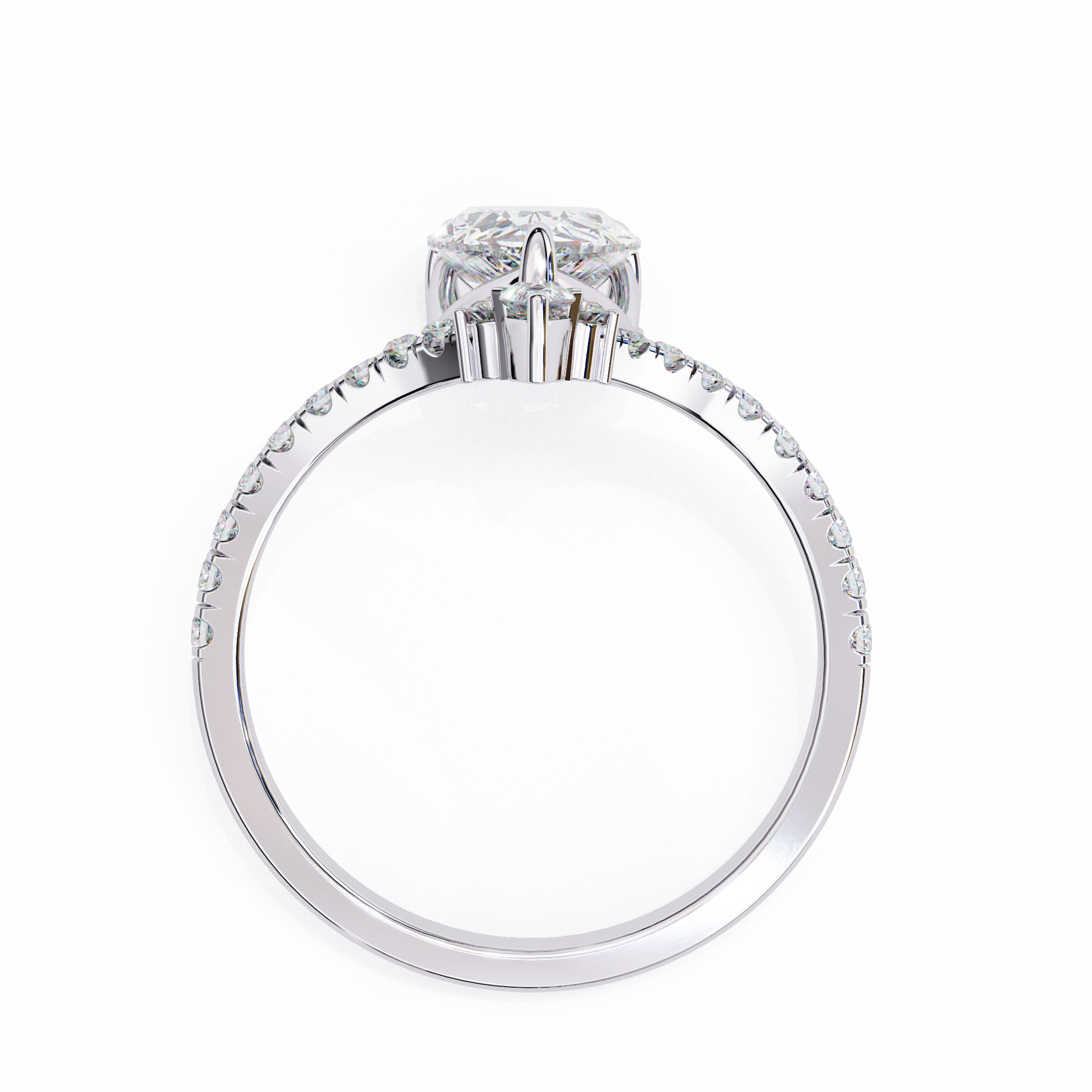 14K White Gold