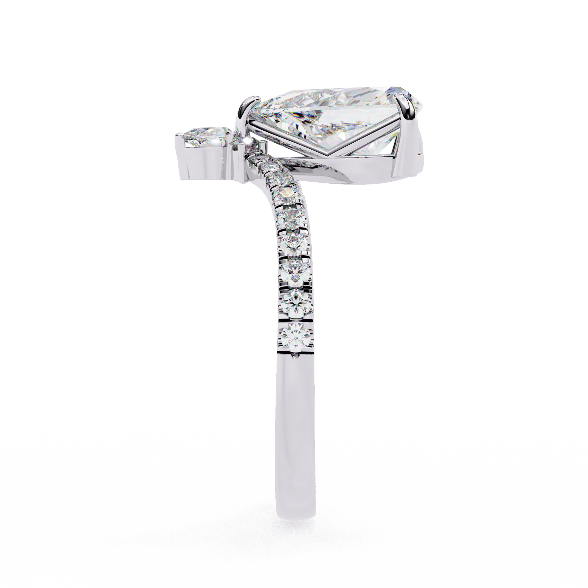 14K White Gold