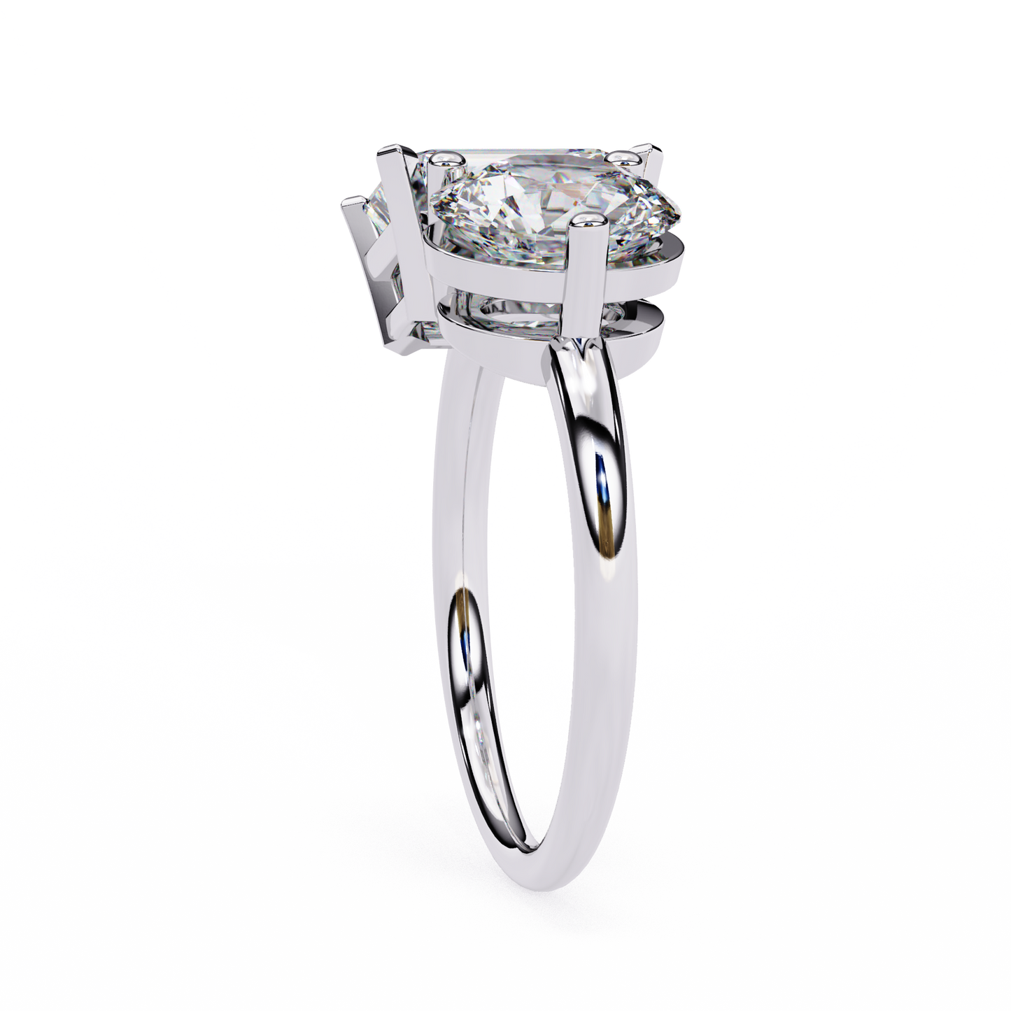 14K White Gold