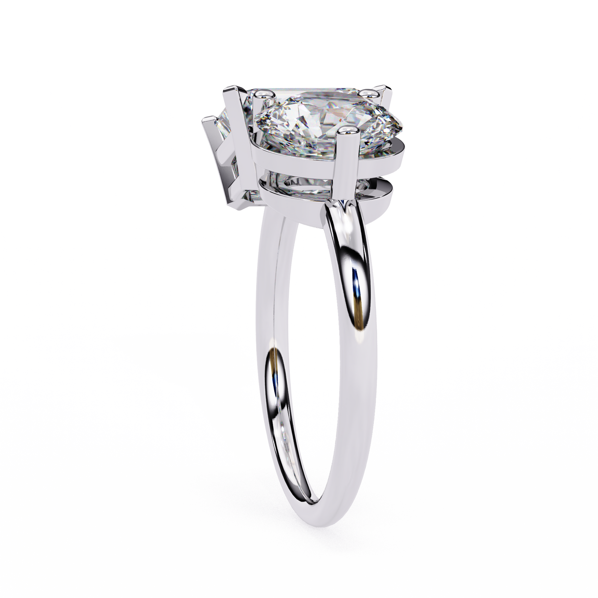 14K White Gold