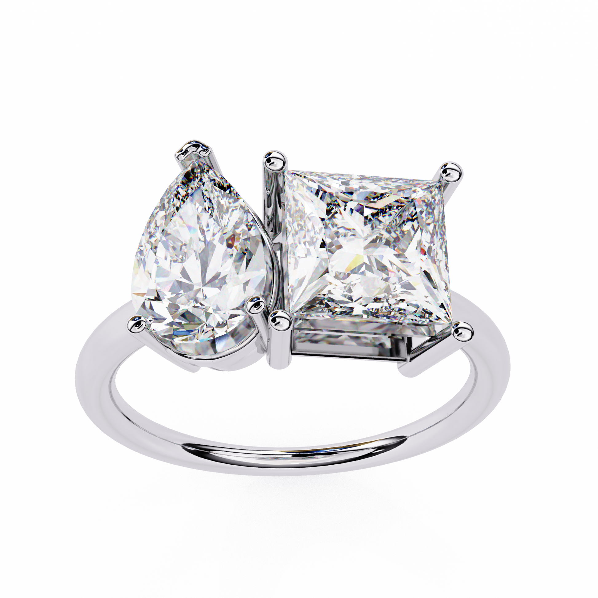 14K White Gold