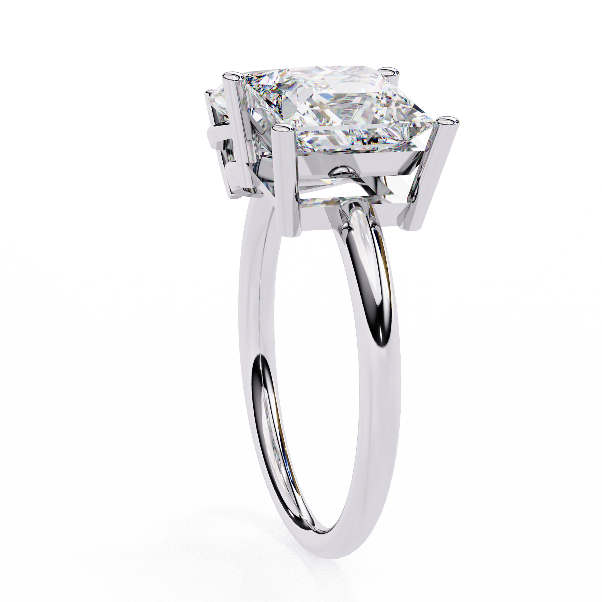 14K White Gold