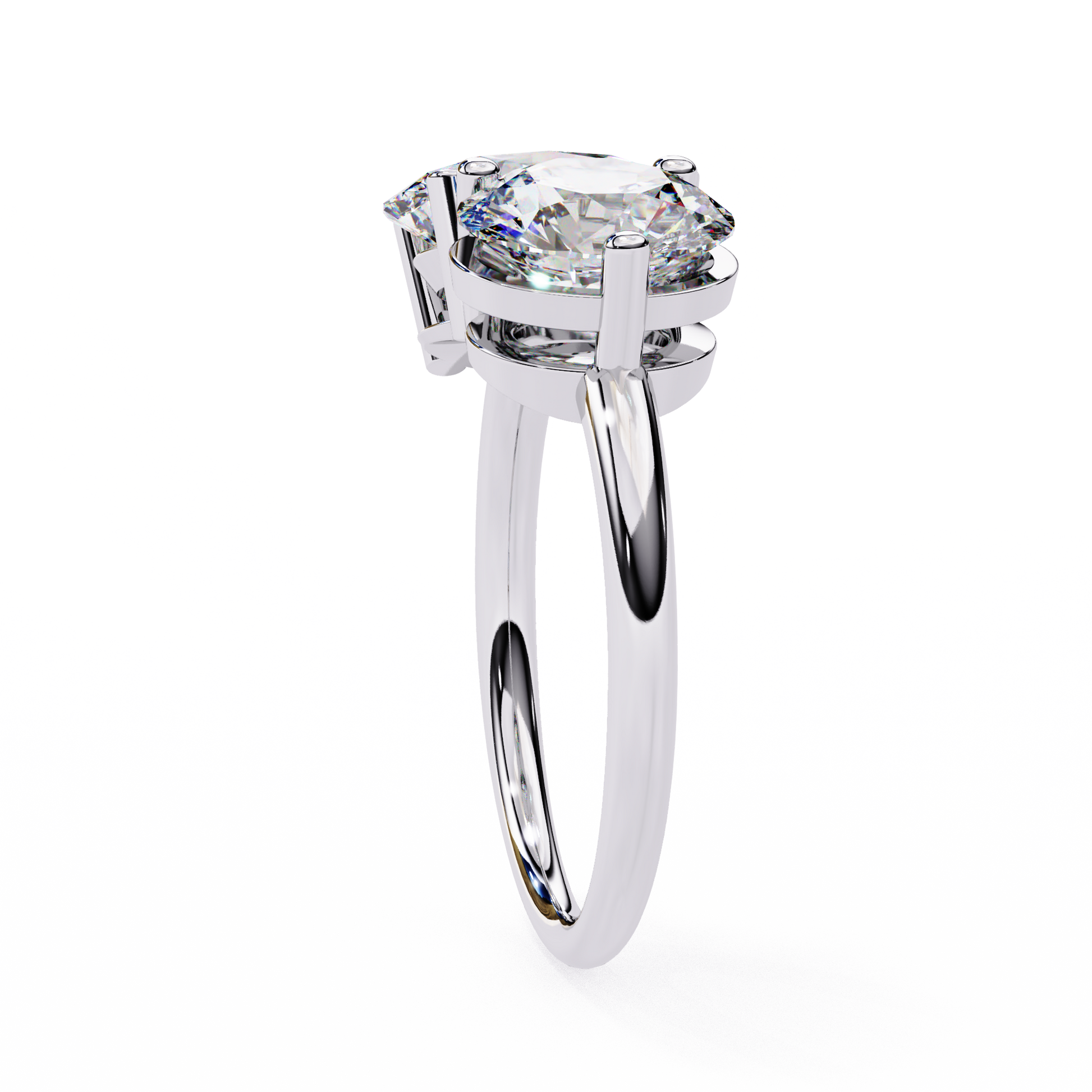 14K White Gold