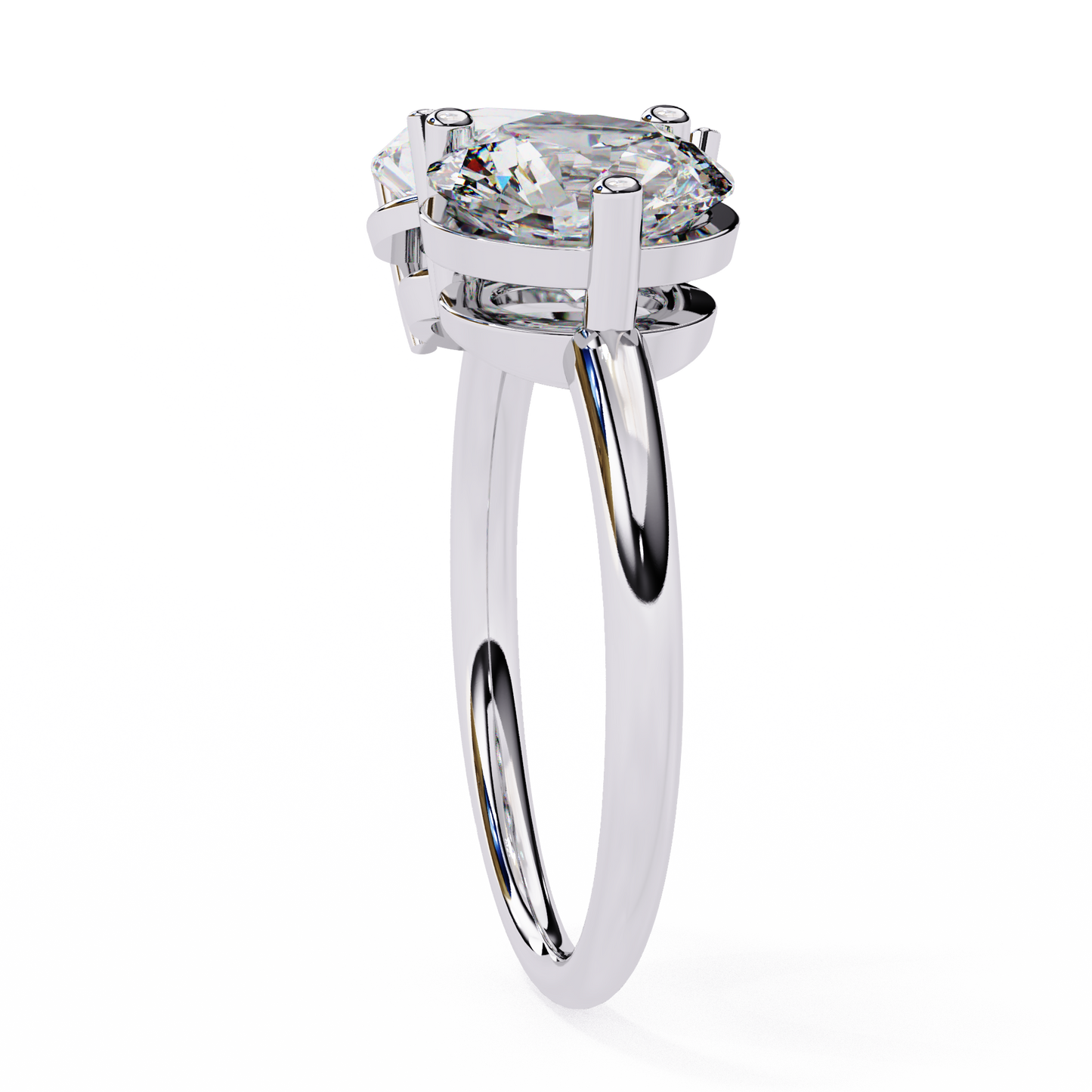 14K White Gold