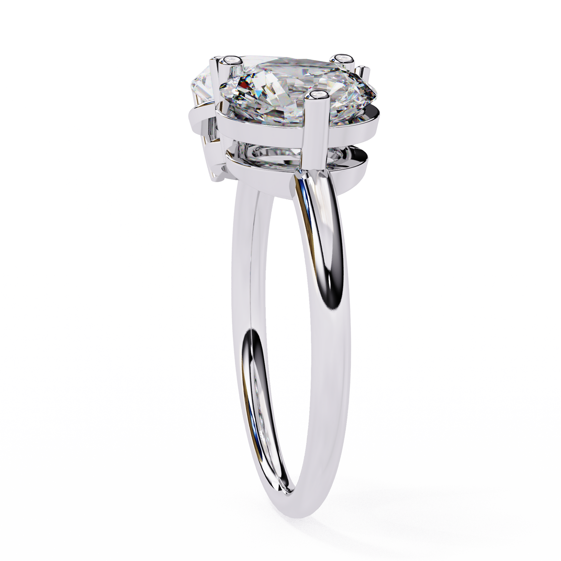 14K White Gold