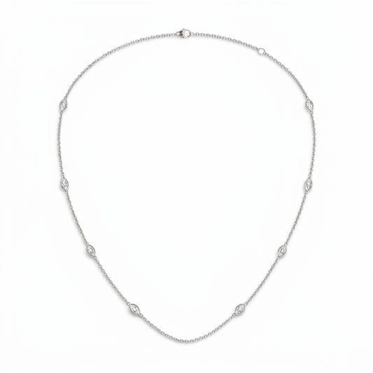 14K White Gold
