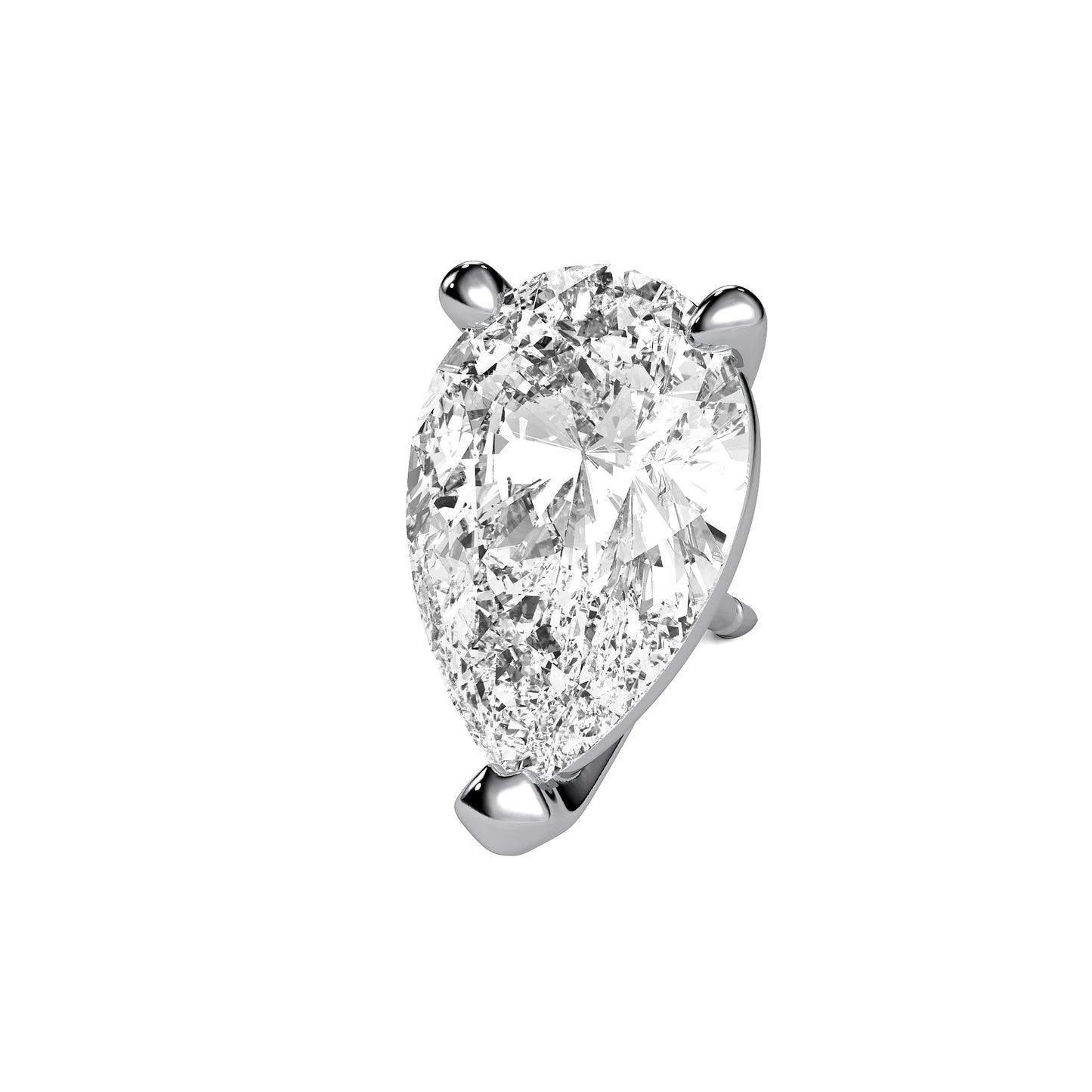 14K White Gold