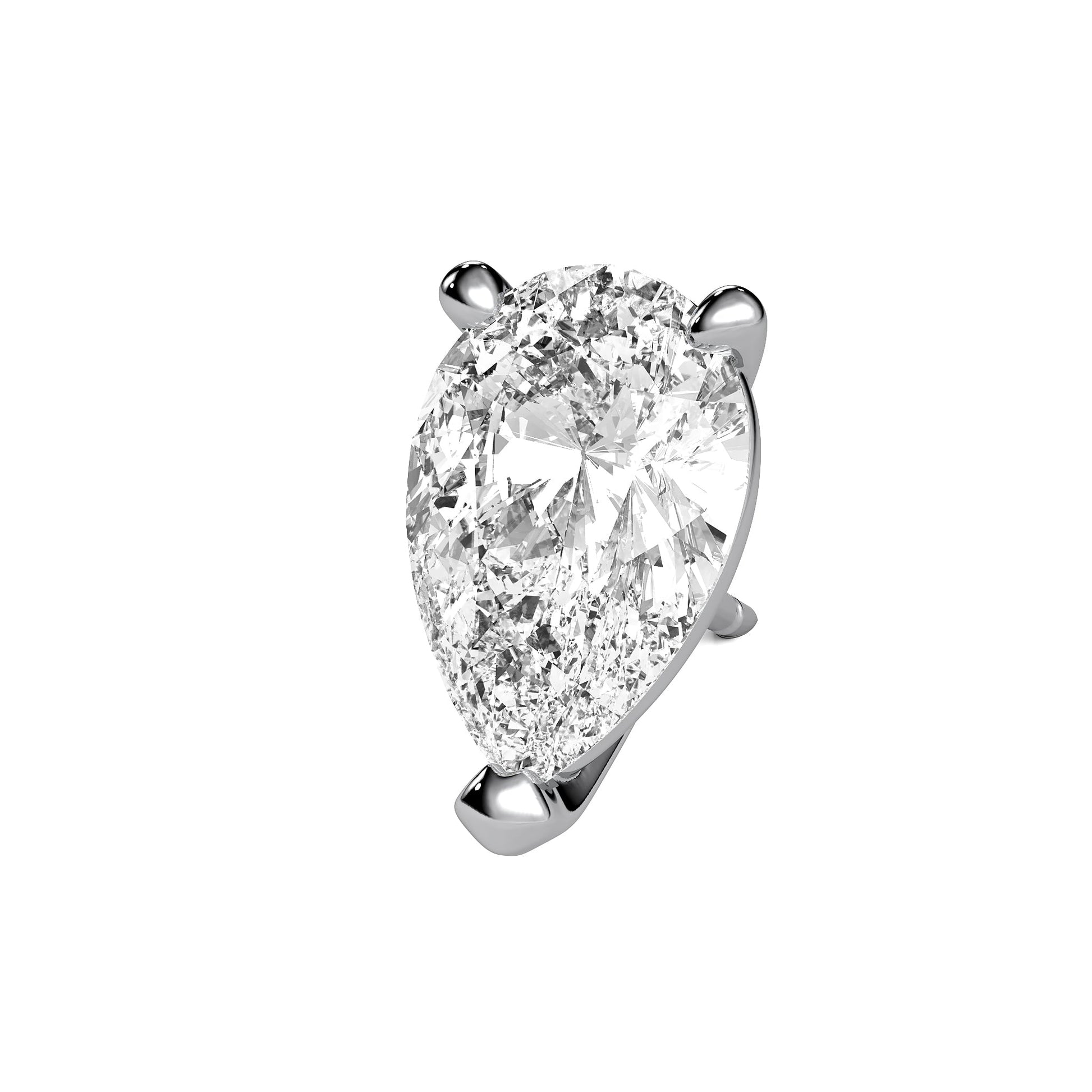 14K White Gold