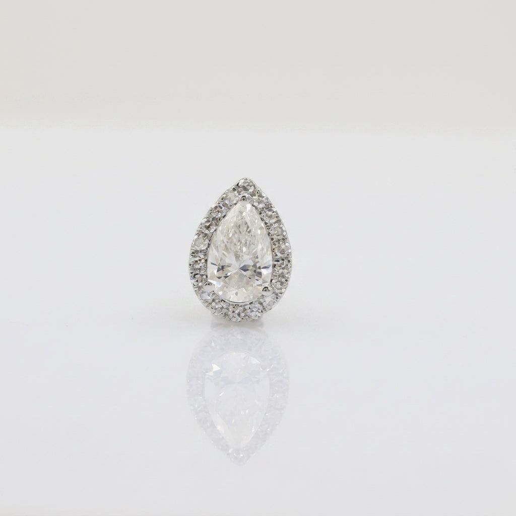 14K White Gold