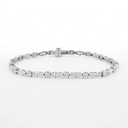 14K White Gold