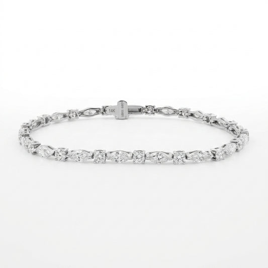 14K White Gold